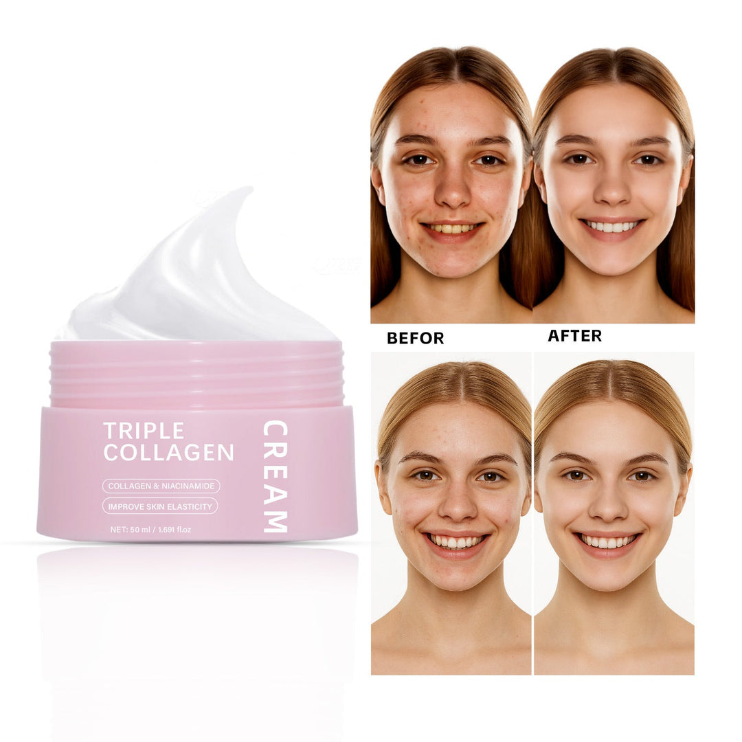 Triple Collagen Egg White Icing 50ml Neutral Package Triple Collagen Cream Liana Skincare
