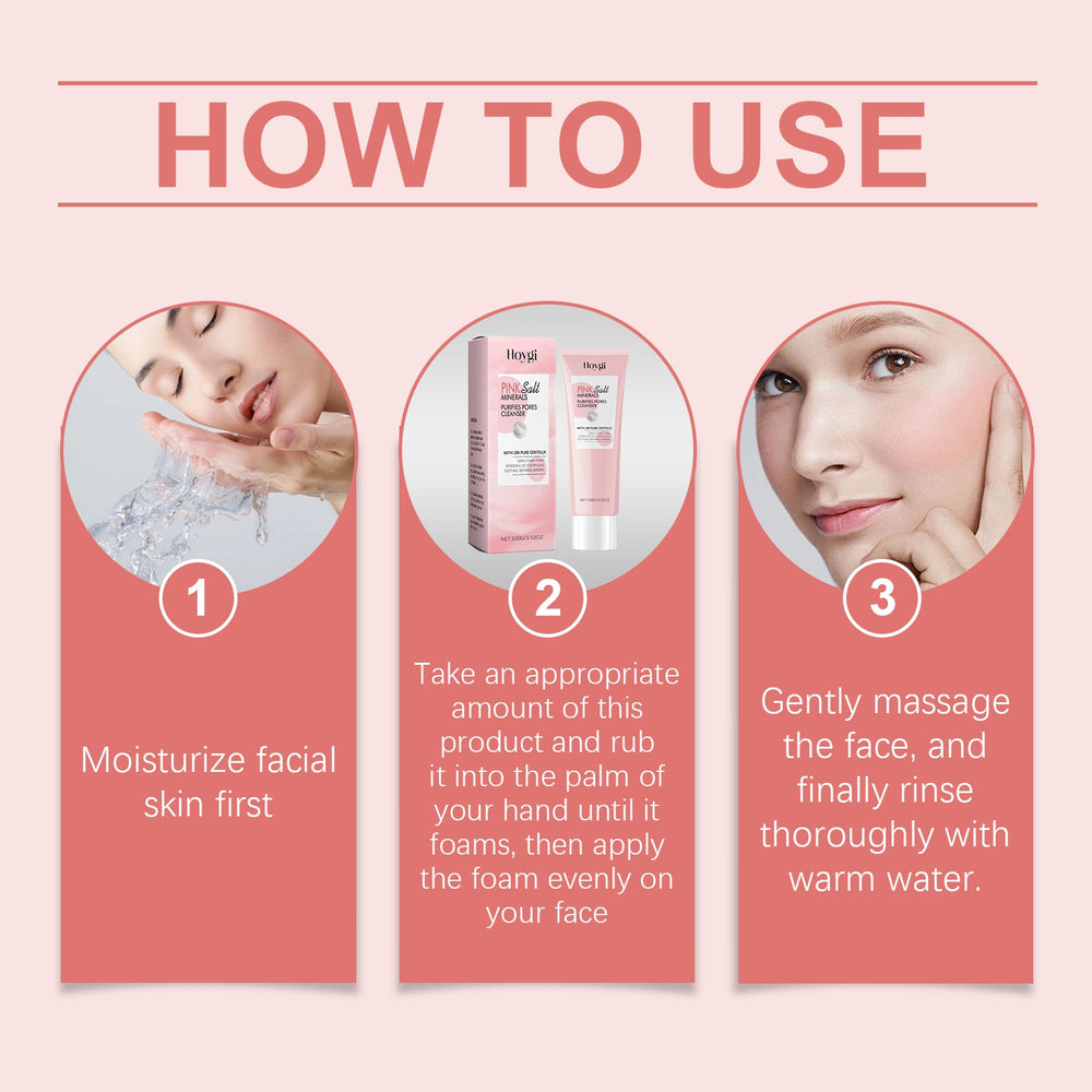 Hoygi Pore Cleansing Cleanser Cleans Impurities From The Face, Moisturizes The Skin And Is Gentle And Moisturizing Liana Skincare