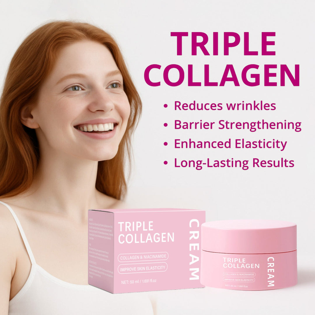Triple Collagen Egg White Icing 50ml Neutral Package Triple Collagen Cream Liana Skincare