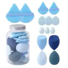 14Pcs Makeup Sponge Cosmetic Puff Foundation Sponges Blender Beauty Egg Powder Puffs Make Up Accessories Women Makeup Tools Liana Skincare